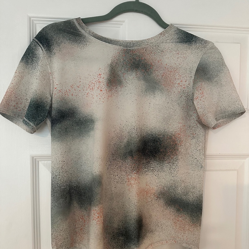 Lululemon high neck run and train shirt